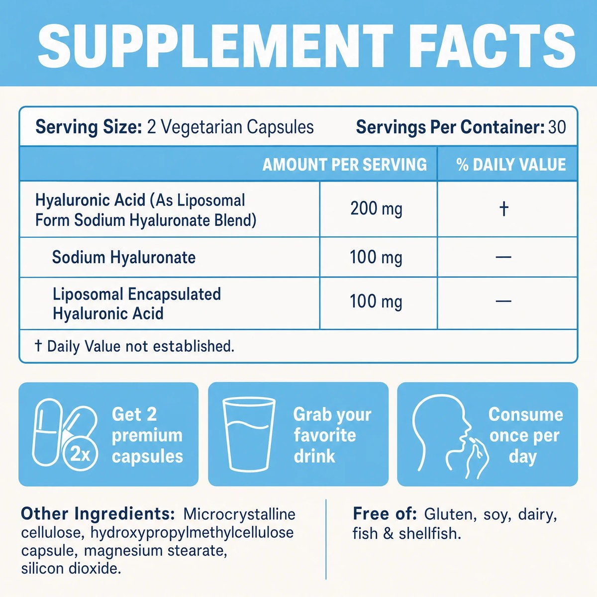 Illucid supplement facts label