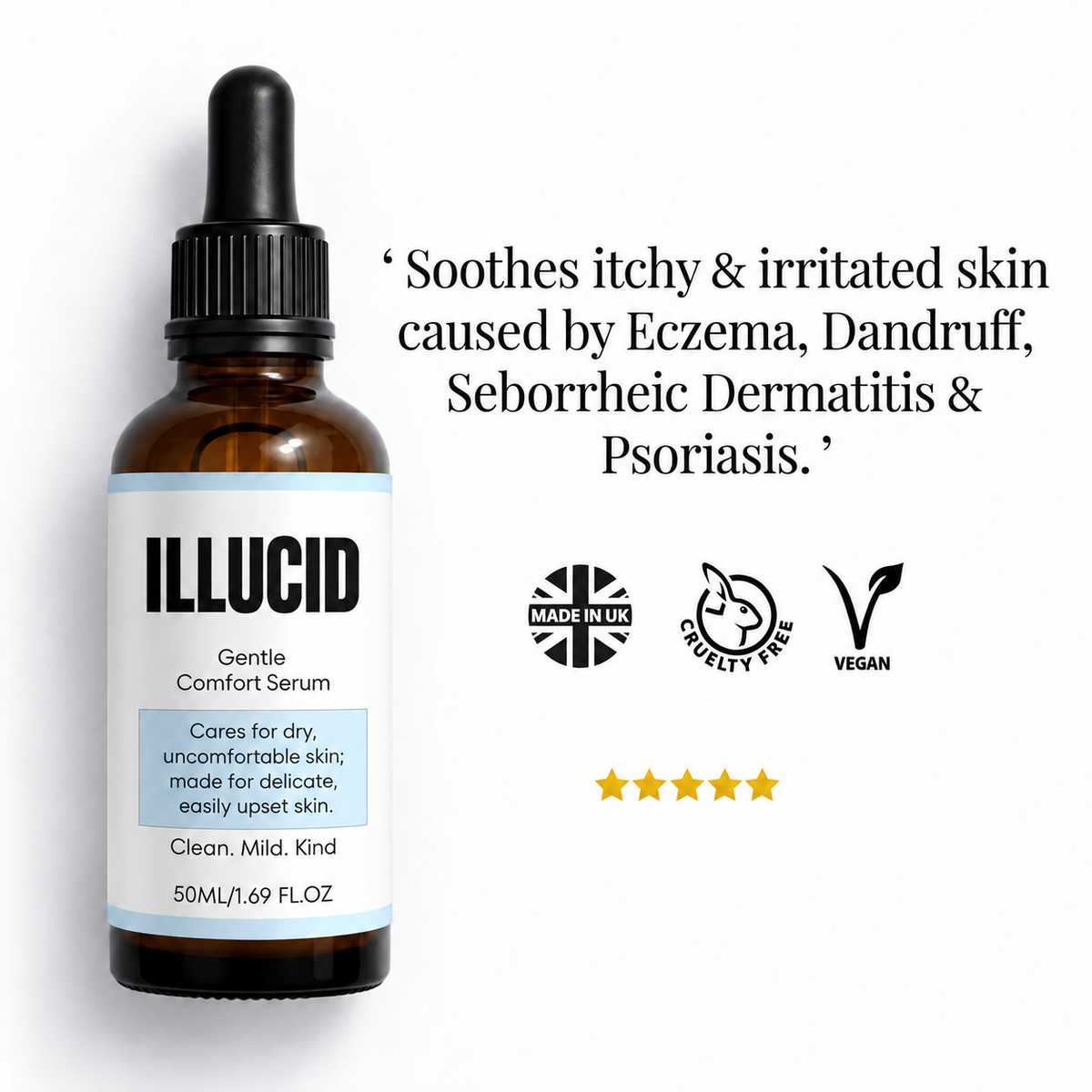 Illucid Natural Calming Serum