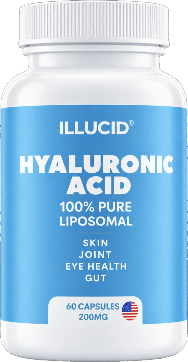 Illucid Hyaluronic Acid, 60 capsules, 200mg